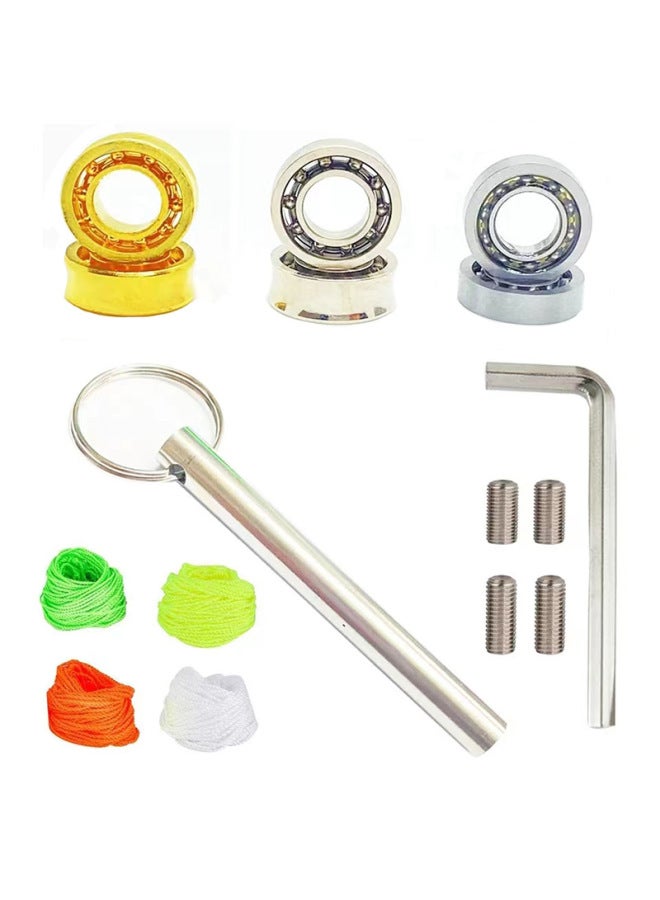 Sources Of Popular Competitive Yo-yo Accessories Pull Shaft Yo-yo Recovery Ring Ball Rope YOYO Bearing Shaft-Color:Package 2 - Image 3