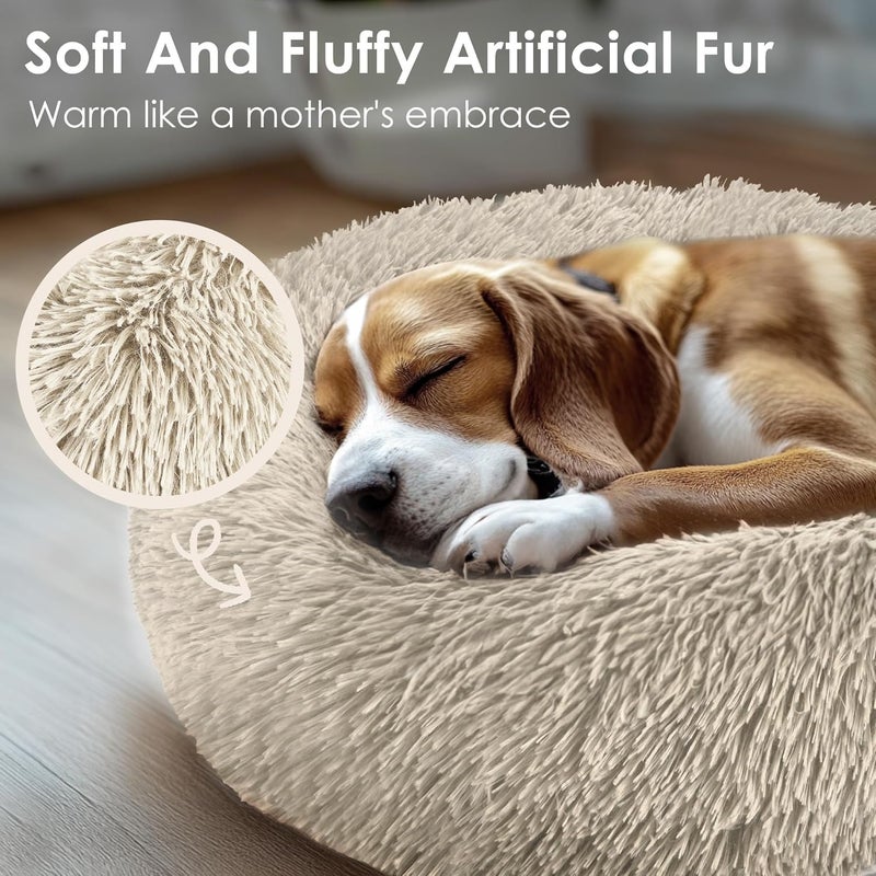 Hoewina GOG Beds Large Sized GOG, 32in Pet Beds for Large Gogs and Cats, Washable Indestructible Extra Large GOG Bed (Light Brown) - Image 5