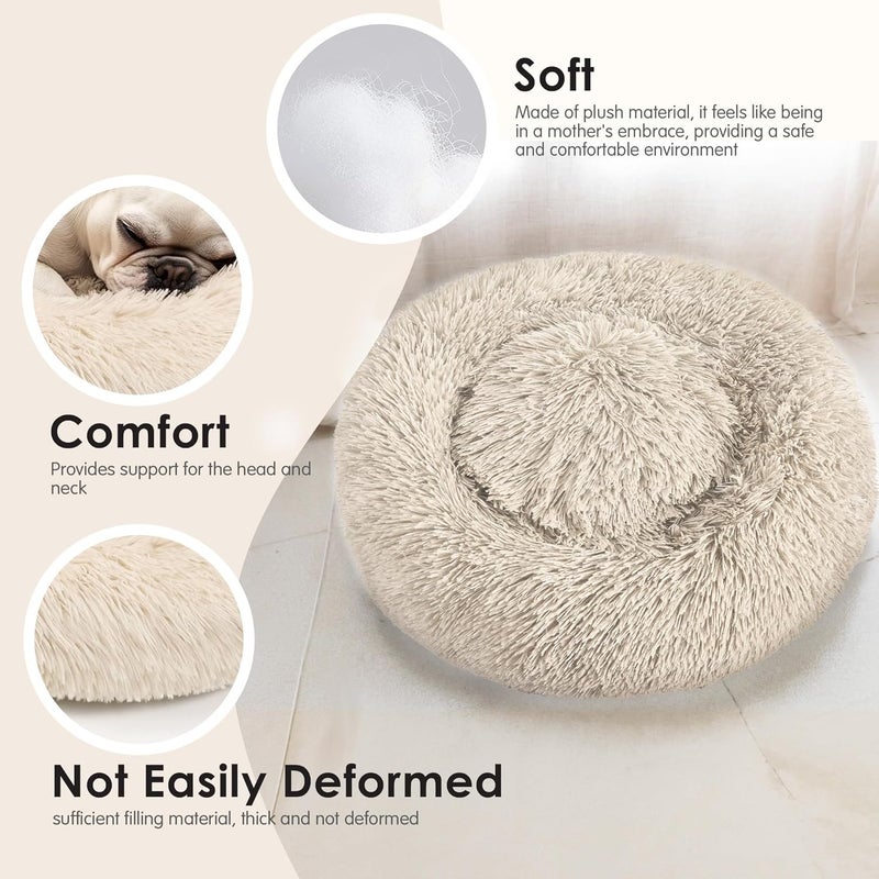 Hoewina GOG Beds Large Sized GOG, 32in Pet Beds for Large Gogs and Cats, Washable Indestructible Extra Large GOG Bed (Light Brown) - Image 4