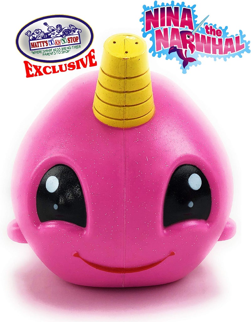 Matty's Toy Stop Nina The Narwhal (Pink Unicorn of The Sea) Water Sprinkler - Image 3