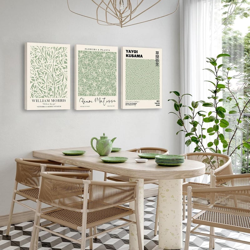 KBKBART Sage Green Matisse Wall Art Set - Image 4