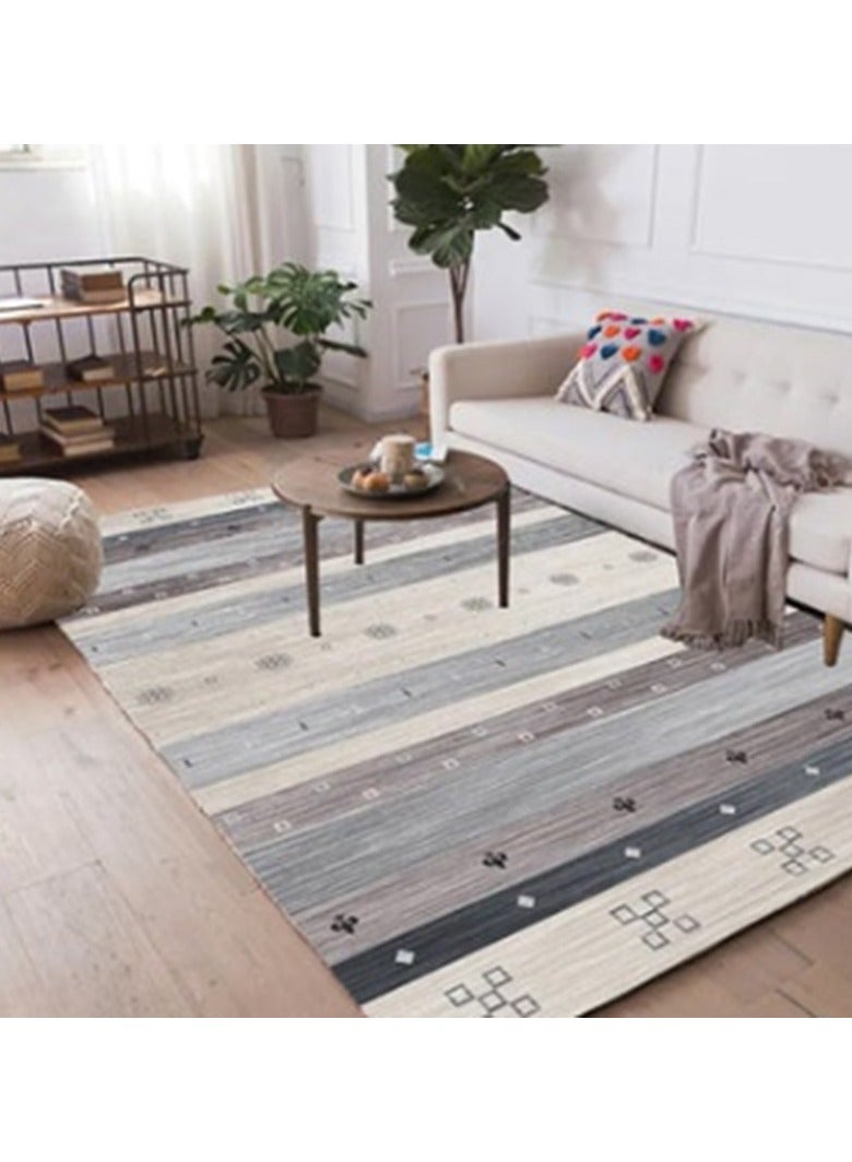 سجادة بأسلوب مينيماليستي مصنوعة من ألياف البوليستر القابلة للغسل في الغسالة