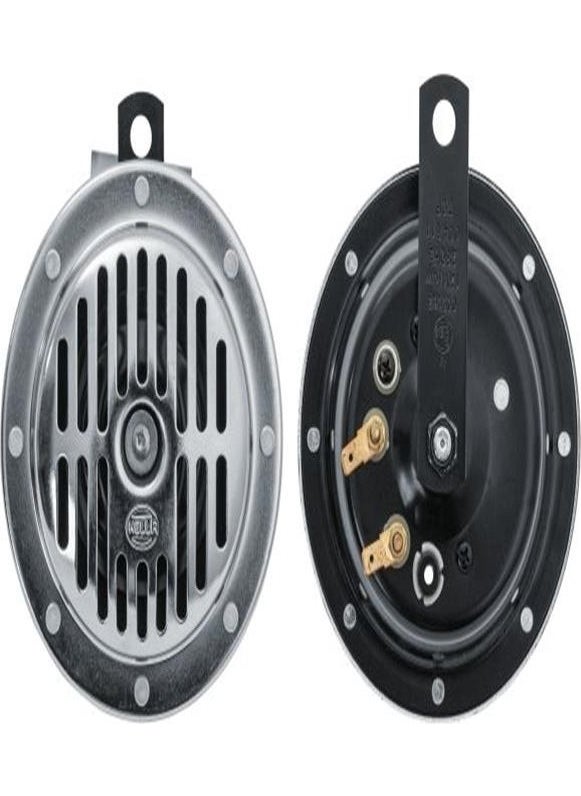 HELLA - 3CB004811-091 Superton Set Horn 12V Set Chrome 3CB004811091 (WT626986) - Image 1