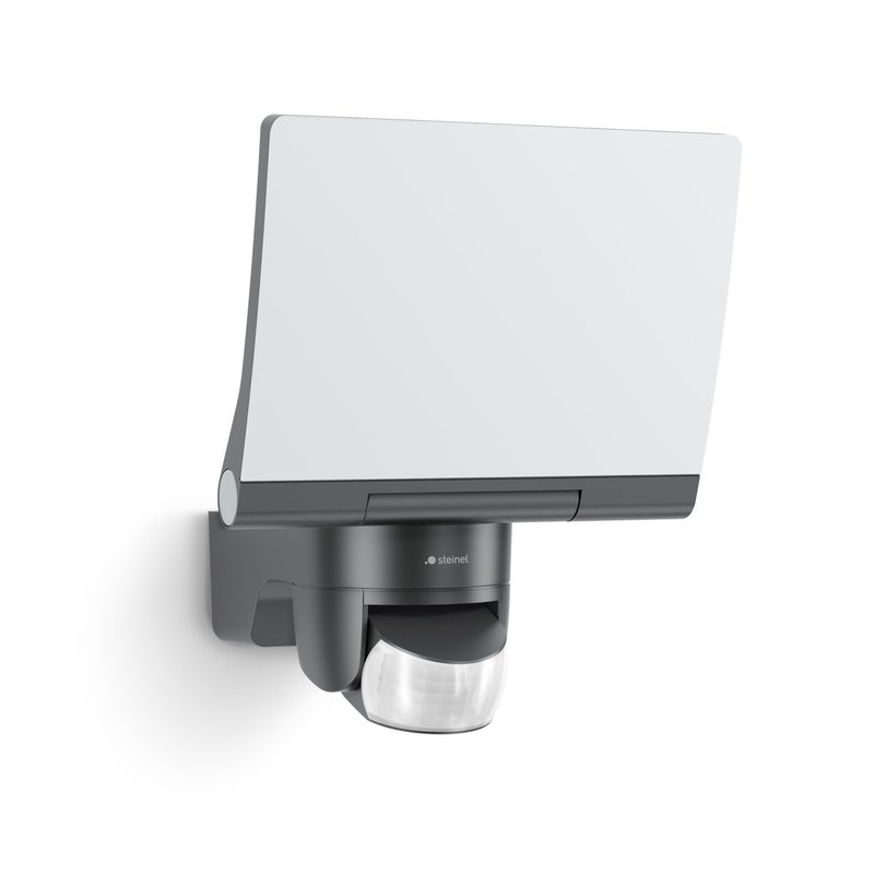 STEINEL 30056 LED-Floodlight XLED Home 2 XL S Graphite, 2124 lm, 180° Motion Detector, 19.3 W, Fully Swivelling LED Panel, Warm White Light Colour,21.4 x 18 x 16.1 cm - Image 1
