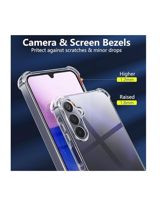 Samsung Galaxy A16 5G Case, Mobile Phone Case for Samsung Galaxy A16 5G Protective Case Ultra Thin with Drop-Proof Corner Cases Silicone TPU Case Clear Transparent