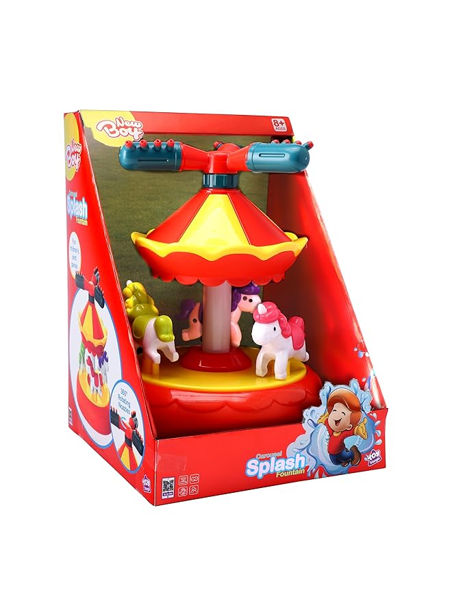New Boy Carousel Splash Fountain - Image 3