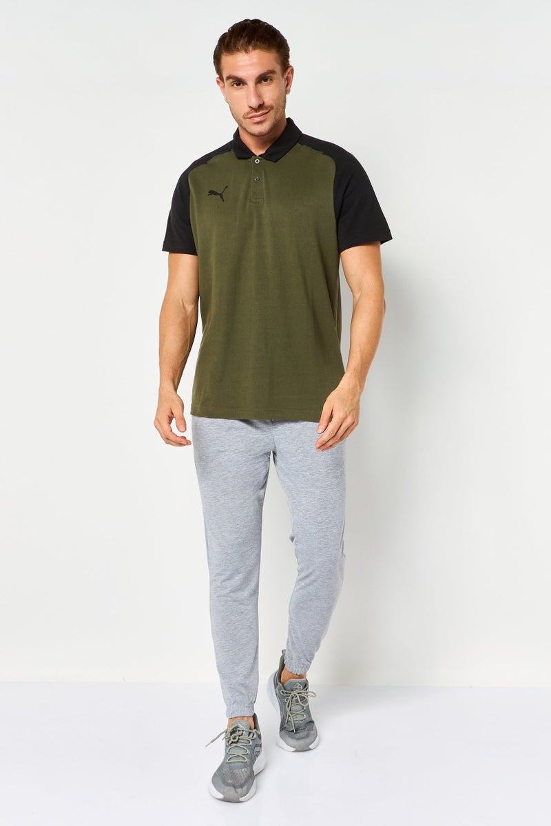 PUMA Men Sportswear Fit Short Sleeve Outdoor Polo Shirt, Olive - Image 2