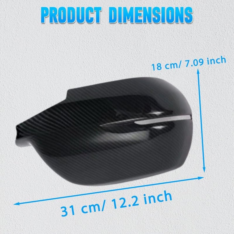 TOTMOX Carbon Fiber Rearview Mirror Cover for Honda CRV CR-V 2017-2021 - Image 3
