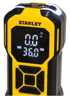 Stanley Cordless Tire Inflator, Digital Gauge, 150 Psi Max Air Pressure, Built-in LED, Dual Power Sources  - Image 4