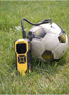 Stanley Cordless Tire Inflator, Digital Gauge, 150 Psi Max Air Pressure, Built-in LED, Dual Power Sources  - Image 3