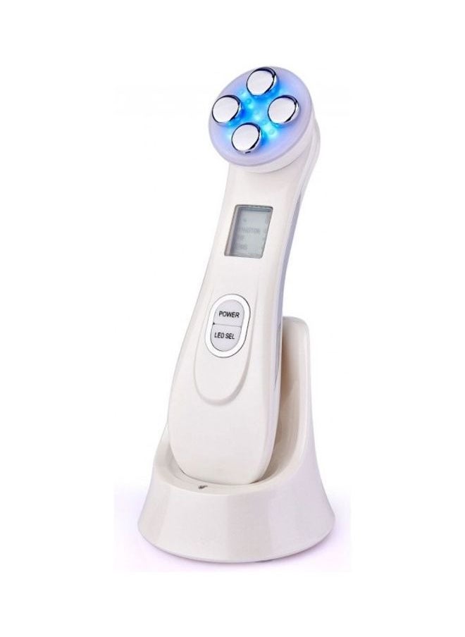 Captaintech Facial Radio Frequency Massager White 5 × 15 × 8.5cm  - Image 1