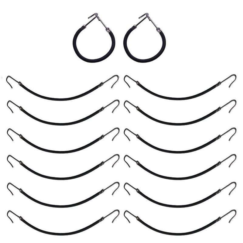 أواركيف 20 قطعة من مشبك ذيل حصان ذي أربطة مرنة - Image 1