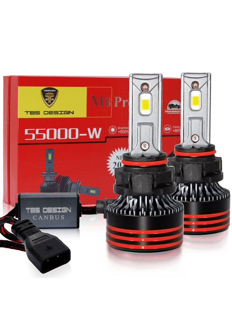 TBS DESIGN 2 Pieces H16 55W LED Headlight Bulb Assembly 5500 Lumens Xtreme Bright With Color Temperature 6000K  - Image 2