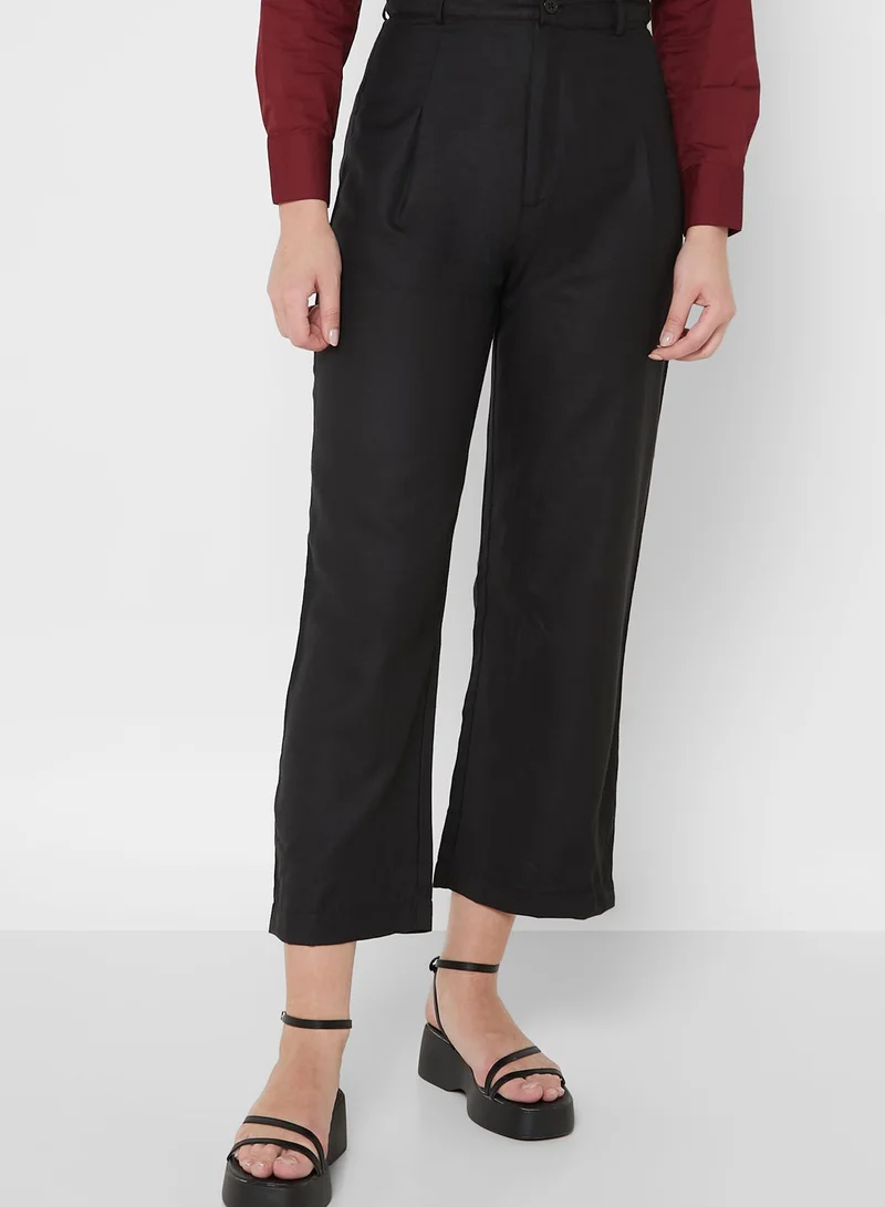 Khizana Pintuck Detail Wide Leg Pants