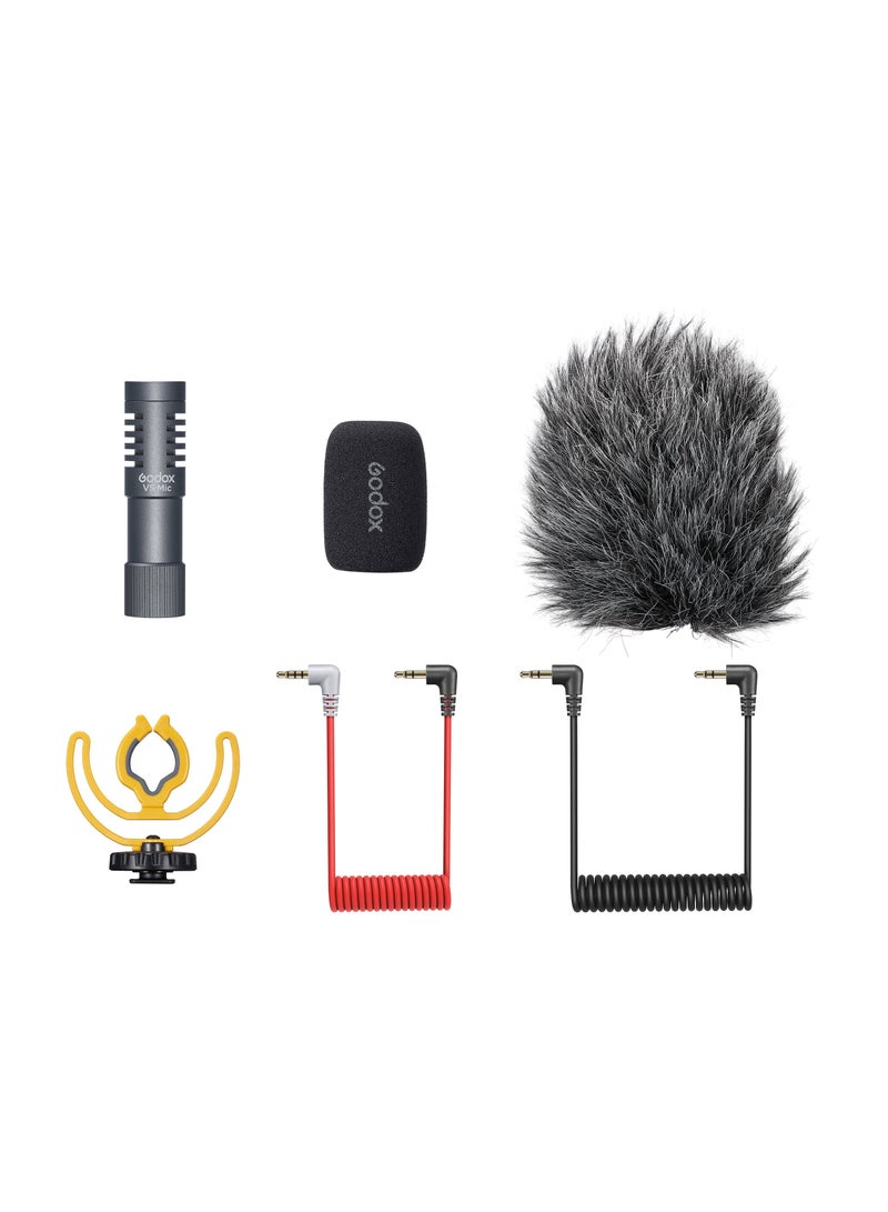 Godox VS-Mic Compact Camera-Mount Shotgun Microphone