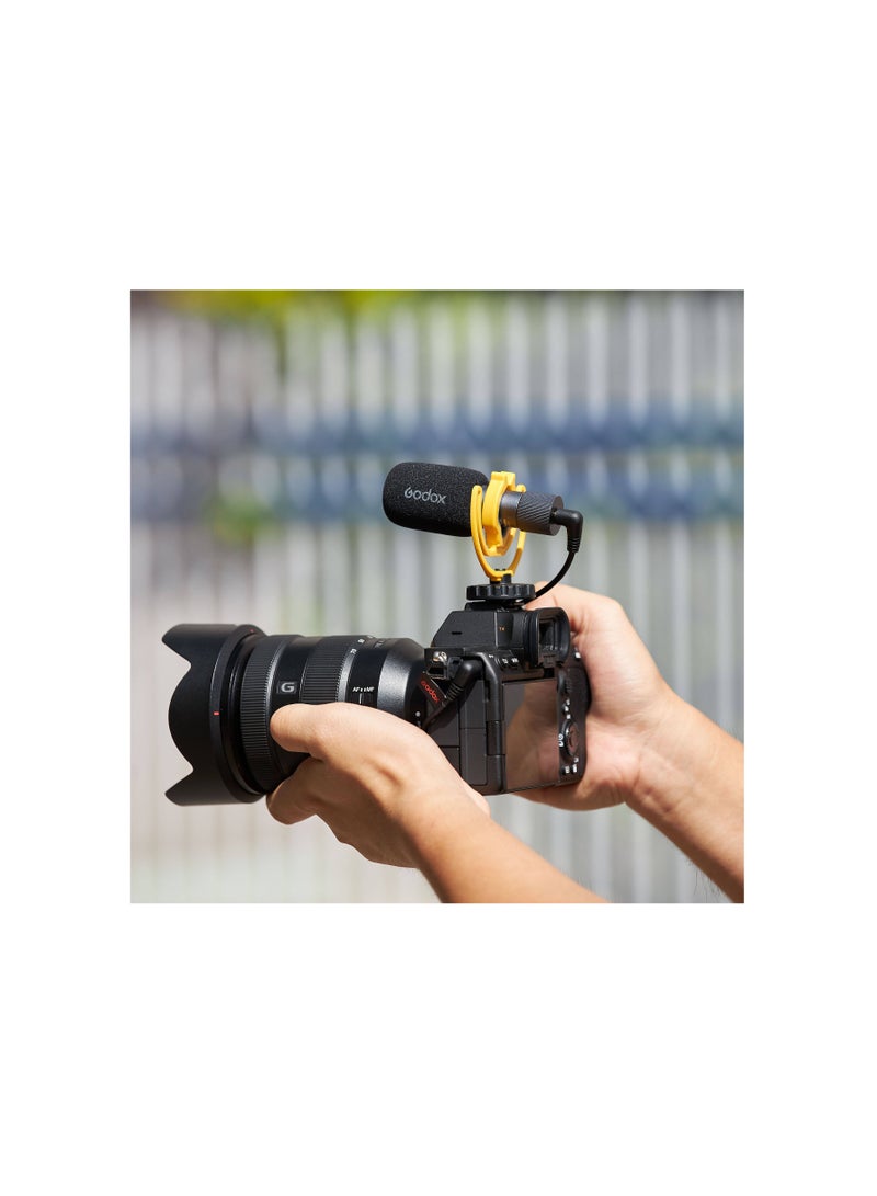 Godox VS-Mic Compact Camera-Mount Shotgun Microphone