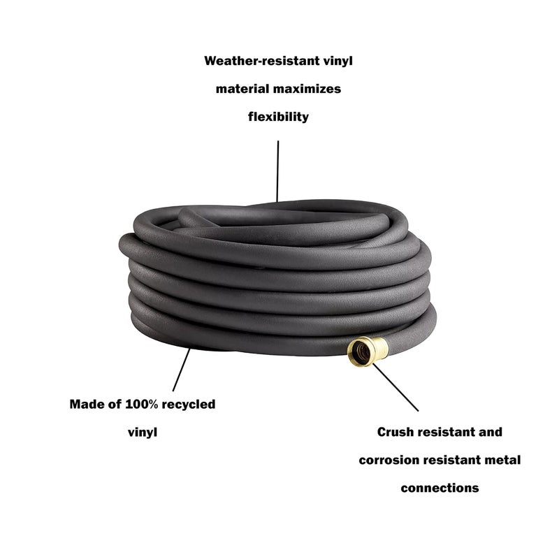 Gilmour 5/8" x 50' Round Weeper Soaker Hose for Garden Beds, Drip Irrigation Outdoor Hose, Flexible Garden Hose for Vegetable Gardens, Flower Beds, Lawns, and Orchards - Image 4