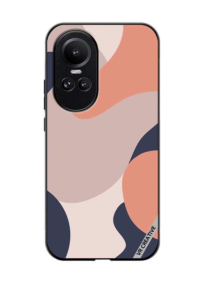 VR CREATIVE Protective Case Cover For Oppo Reno 10 Layered In Design Multicolour - Image 1