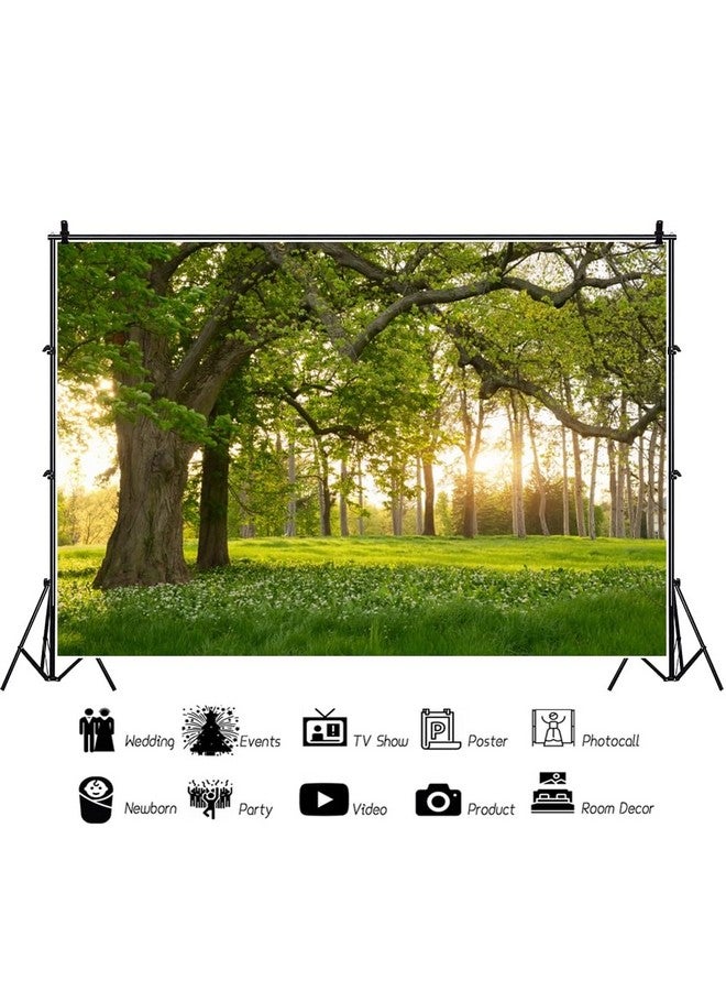 لويفوا خلفية ربيعية مقاس 10×7 أقدام، أشجار غابات ريفية، خلفيات للتصوير الفوتوغرافي، أزهار متفتحة، مروج خضراء، طبيعة، خلفية فينيل، صور للأطفال والكبار، صور شخصية للسفر في الهواء الطلق، دعائم الاستوديو - Image 4