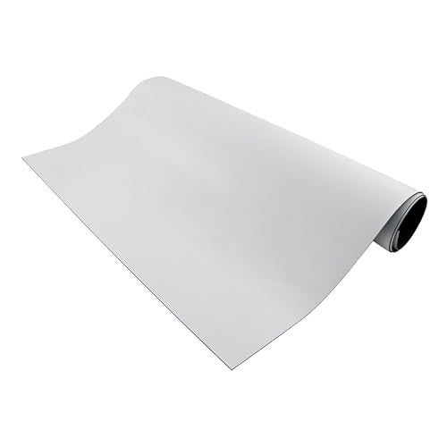 Master Magnetics Flexible Magnetic Sheet - 12" Wide, 48" Long, White Vinyl Front, 07060 - Image 1
