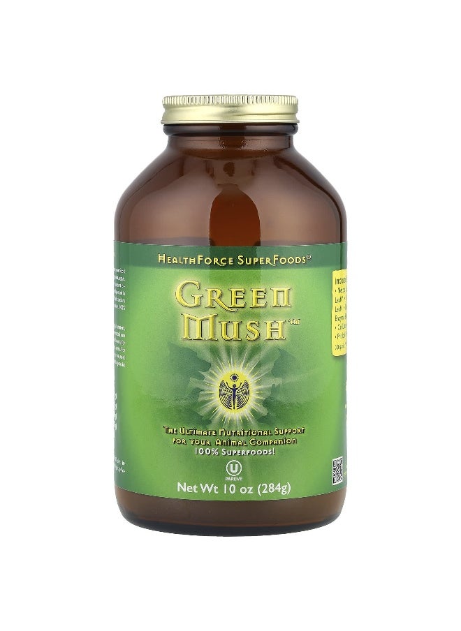HEALTHFORCE SUPERFOODS HealthForce Superfoods, Green Mush™, For Your Animal Companion, 10 oz (284 g)  - Image 1