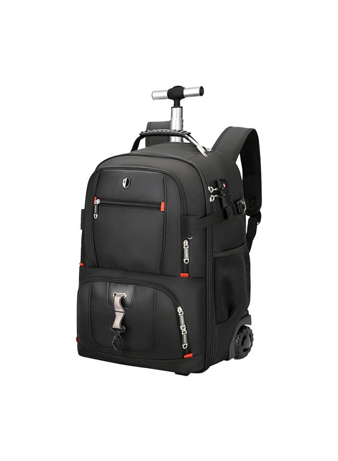Swicky Trolley Backpack For Men, New Model, Carry-on Approved, Travel Leisure Large Capacity Lightweight Backpack - Image 5
