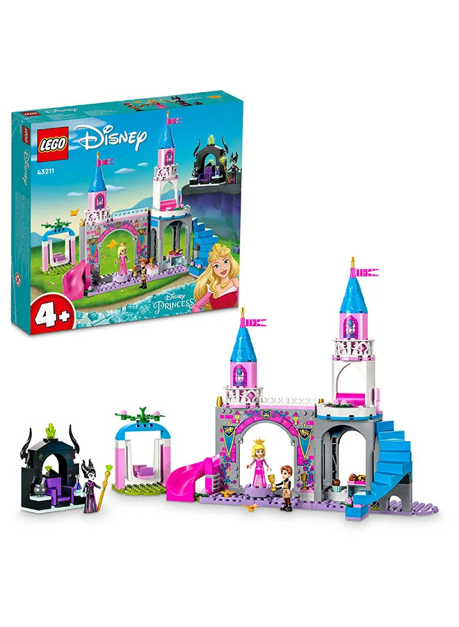 ليغو | Disney Aurora’s Castle 43211 Building Toy Set; Imaginative Playset to Inspire Fun Princess Role Play; A Detailed Sleeping Beauty Set for Endless Play that Makes a Gift for Kids Aged 4 and over (187 Pieces)