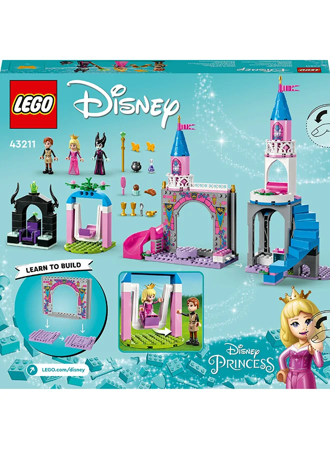 ليغو | Disney Aurora’s Castle 43211 Building Toy Set; Imaginative Playset to Inspire Fun Princess Role Play; A Detailed Sleeping Beauty Set for Endless Play that Makes a Gift for Kids Aged 4 and over (187 Pieces)