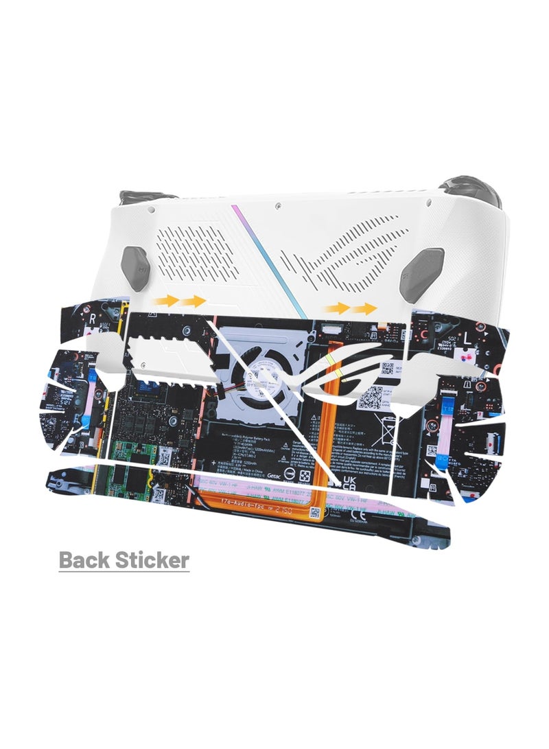 Captaintech Protective Skin Decal Fit for ROG Ally, Custom Stickers Vinyl Wraps Fit for ROG Ally Gaming Handheld, 2023 New Game Console Sticker Skin - Image 4