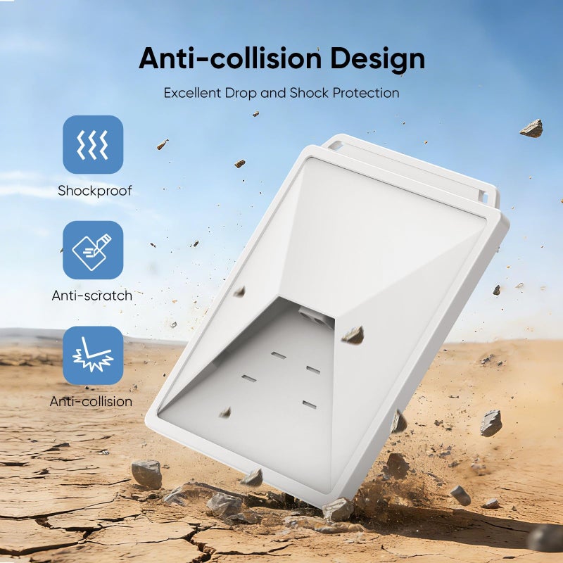 Silicone Case for Starlink Mini - Weatherproof Shockproof Protective Cover Black - Image 3