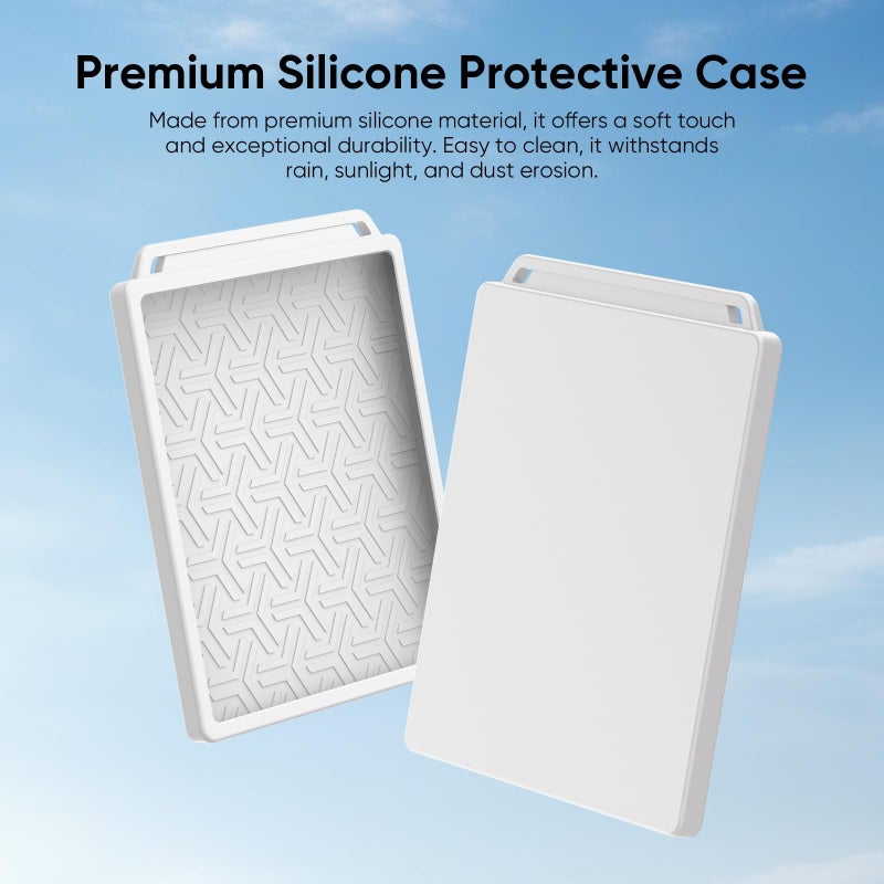 Silicone Case for Starlink Mini - Weatherproof Shockproof Protective Cover Black - Image 4
