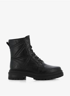 SJ Women's Textured High Shaft Boots with Zip Closure  - Image 1