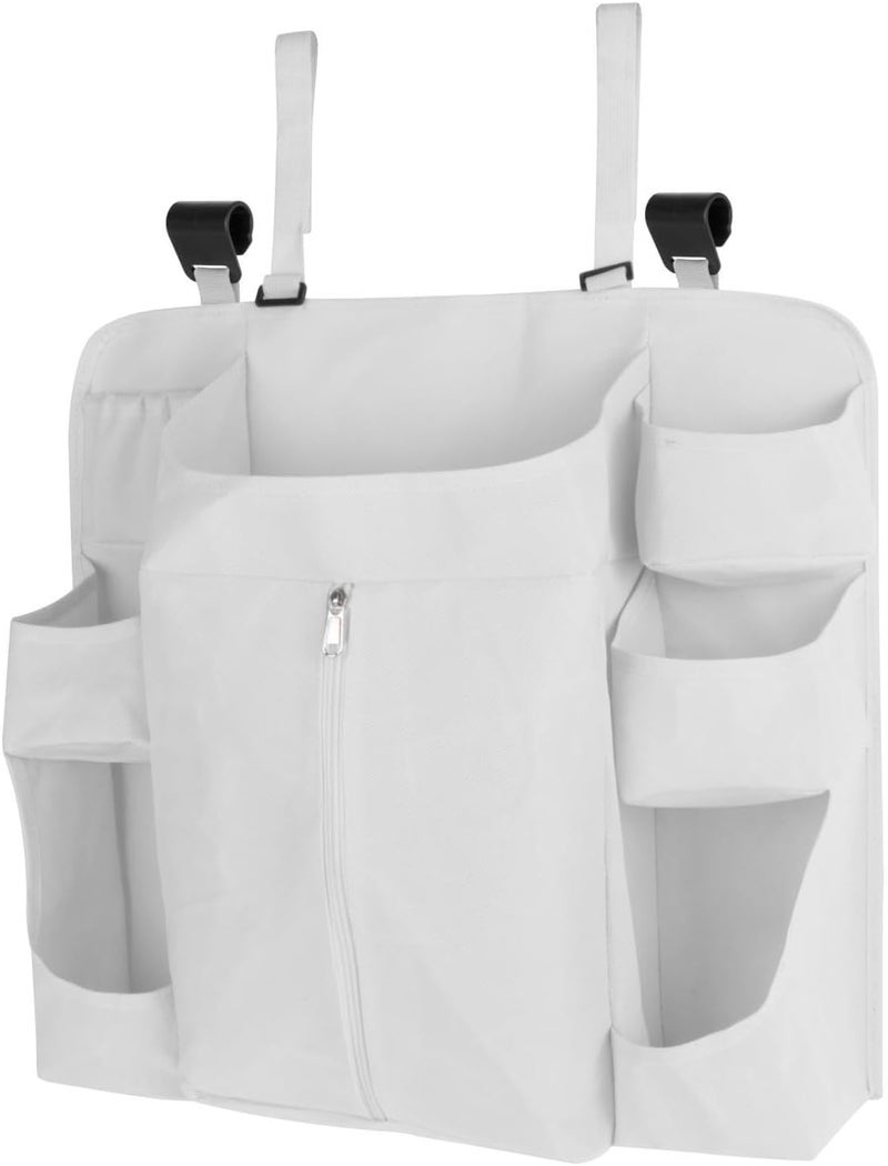 Hanging Diaper Organizer for Changing Table, Ample Storage, Nursery Diaper Stacker for Newborns, Girls and Boys, Gray - Image 1