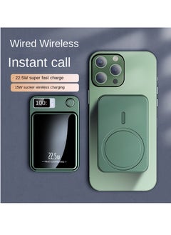 POWER Magnetic Power Bank 10000mAh, Wireless Portable Charger, Compatible with Magsafe, For iPhone ，ipad, Samsung,  and other brands and compatible with charging other digital products with USB DC-5V input  - Image 2