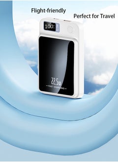 POWER Magnetic Power Bank 10000mAh, Wireless Portable Charger, Compatible with Magsafe, For iPhone ，ipad, Samsung,  and other brands and compatible with charging other digital products with USB DC-5V input  - Image 5