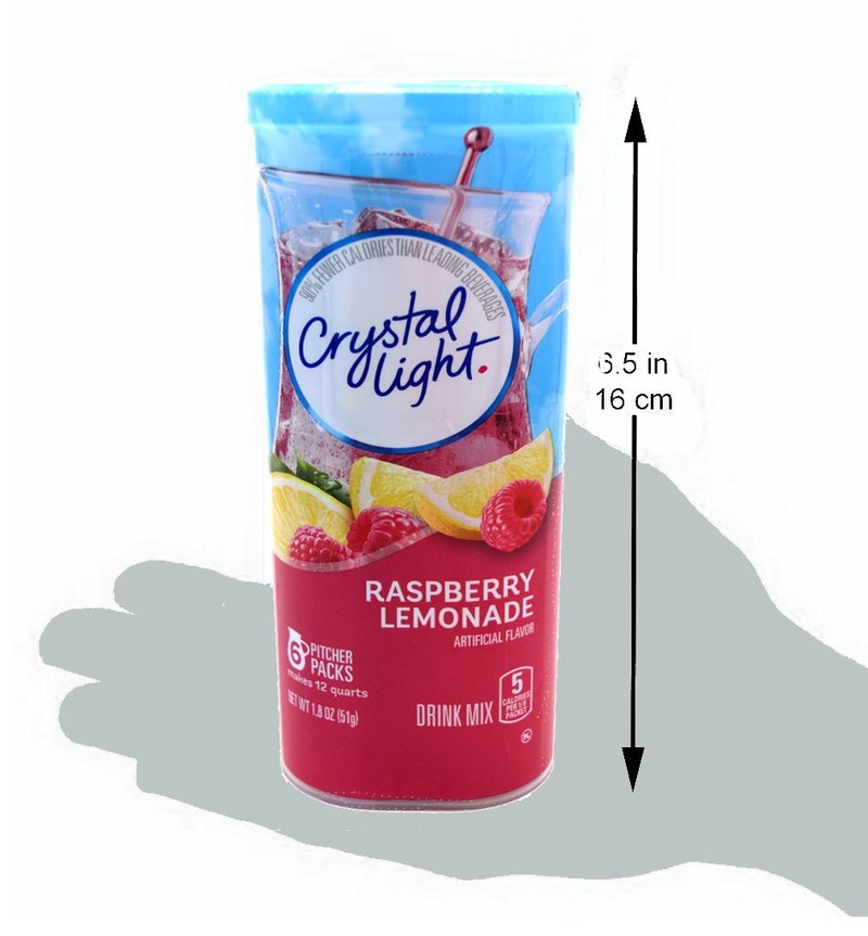 Crystal Light Raspberry Lemonade, 12-Quart 1.8-Ounce Canister (Pack Of 2) - Image 5