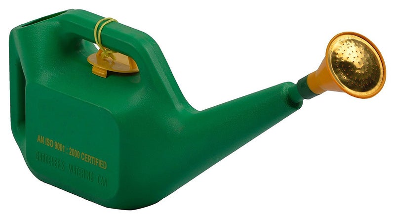 Cocogarden® Premium Watering Can for Plants with Strong Brass Sprayer(Plastic, Green, 5 litres) - Image 1