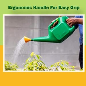 Cocogarden® Premium Watering Can for Plants with Strong Brass Sprayer(Plastic, Green, 5 litres) - Image 4