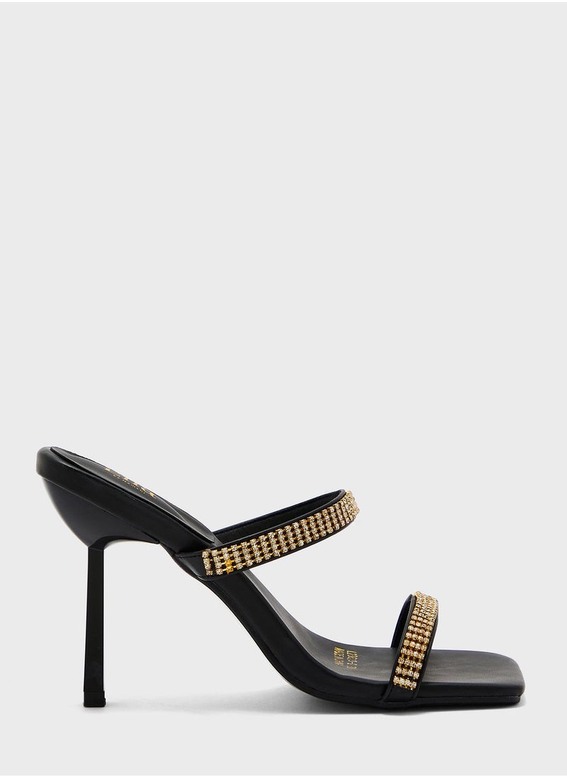 ايلا ليمتد اديشن - Diamante Strappy Mule - Image 1