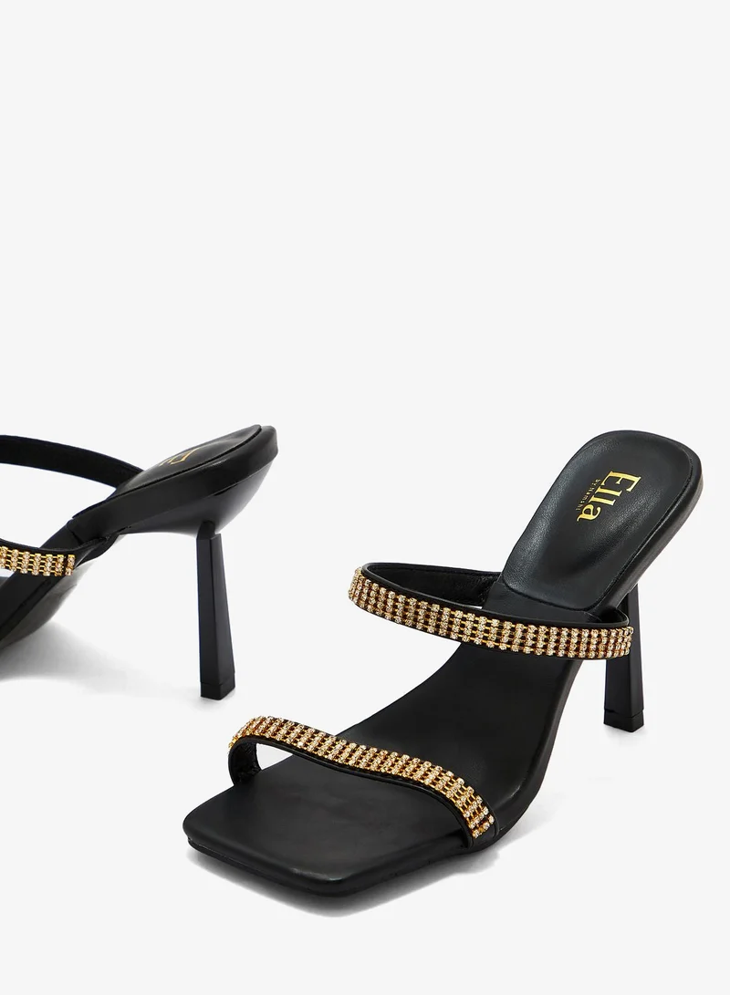 Ella Limited Edition  Diamante Strappy Mule for Women | Best Price UAE