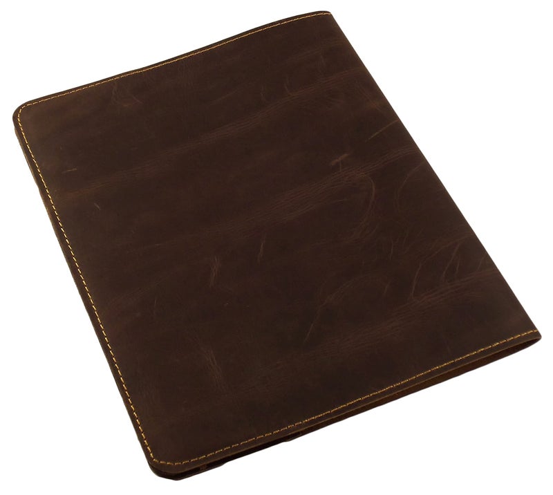 Rustic Ridge Leather Rustic Ridge Refillable Leather Composition Notebook - Composition Notebook Cover - Leather Notebook Cover - Fits Moleskine XL 9.75" x 7.5" (Vintage Brown) - Image 4