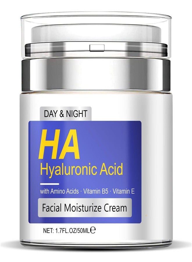 gcdat Hyaluronic Acid Moisturizer with Airless Pump, Facial Moisturize Cream with Amino Acids, Vitamin B5, Vitamin E, Anti-Aging, Hydrating, Reducing Fine Lines for Women, Suitable for Dry Skin, 1.7 Fl. Oz - Image 1