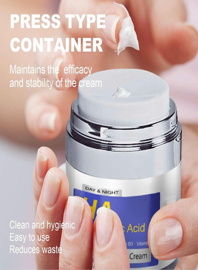 gcdat Hyaluronic Acid Moisturizer with Airless Pump, Facial Moisturize Cream with Amino Acids, Vitamin B5, Vitamin E, Anti-Aging, Hydrating, Reducing Fine Lines for Women, Suitable for Dry Skin, 1.7 Fl. Oz - Image 5