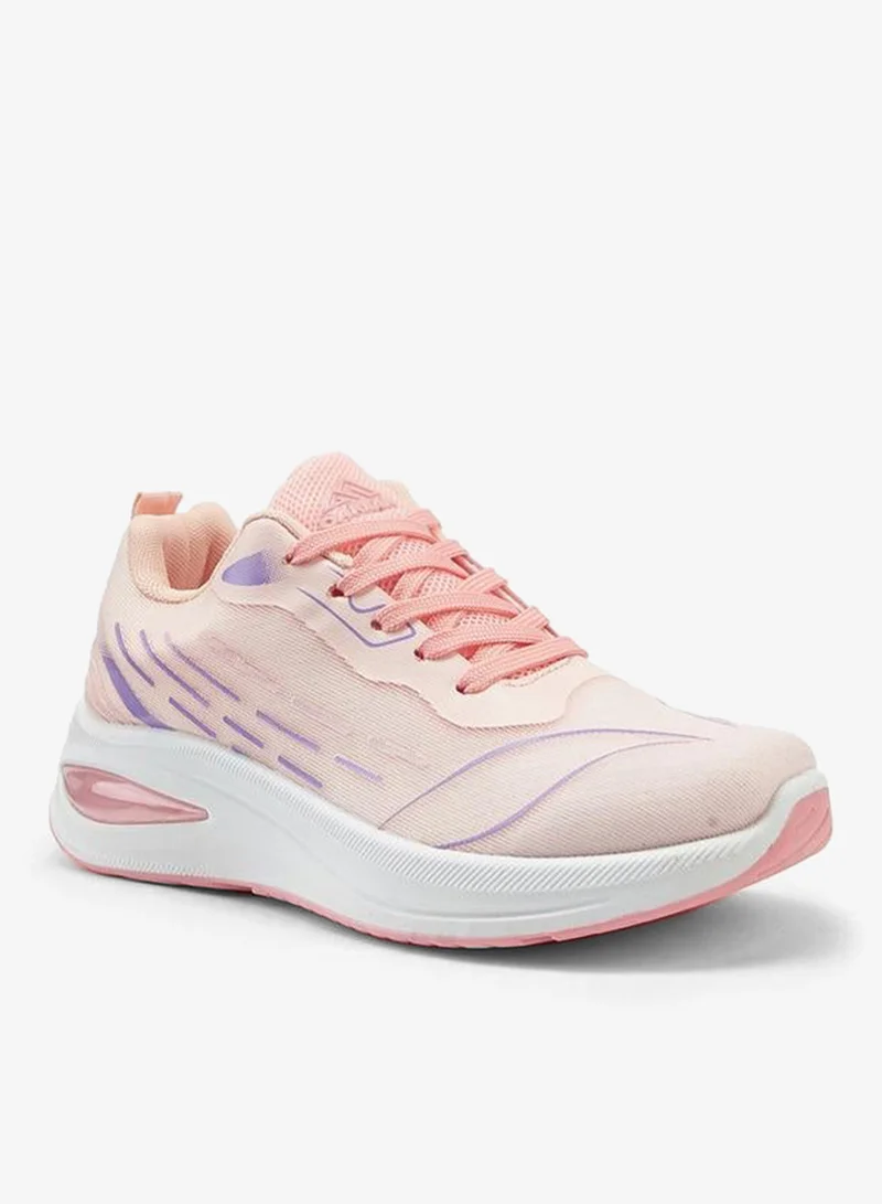 Lace-Up Sports Shoes With Pull Tab