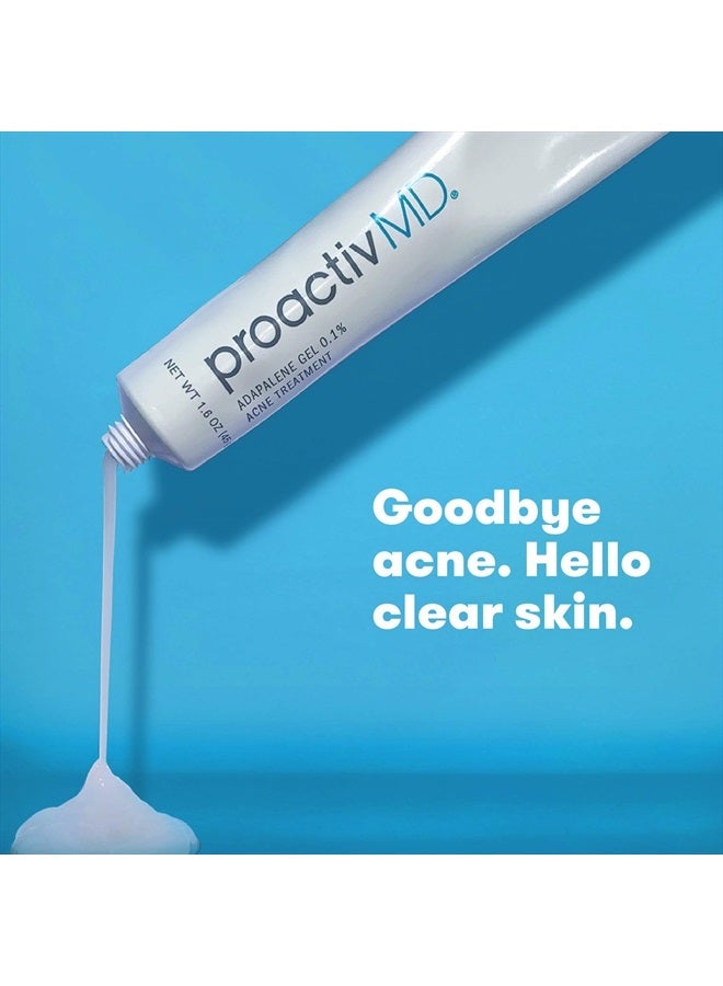 Proactiv جل أدابالين لعلاج حب الشباب - ريتينويد بقوة وصفة طبية للوجه والجسم، 0.1% محلول، 1.6 أونصة، بدون رائحة - Image 2