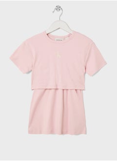 Calvin Klein Jeans Youth Logo T-Shirt & Skirt  - Image 1
