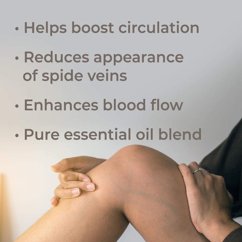 Plant Therapy Vein Aid Essential Oil Blend Pre-Diluted Roll-On 10 mL (1/3 oz) 100% Pure, Therapeutic Grade - Image 2