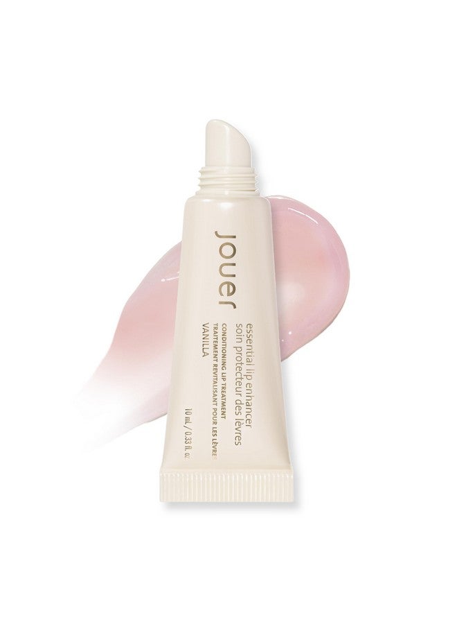 Jouer Jouer Essential Vegan Lip Enhancer - Plumping Lip Gloss - Enhancing Lip Conditioner - Moisturize, Plump, & Nourishing Lip Care - Jojoba Seed Oil & Maxi Lip Formula for Moisturizing & Fullness, Vanilla - Image 1