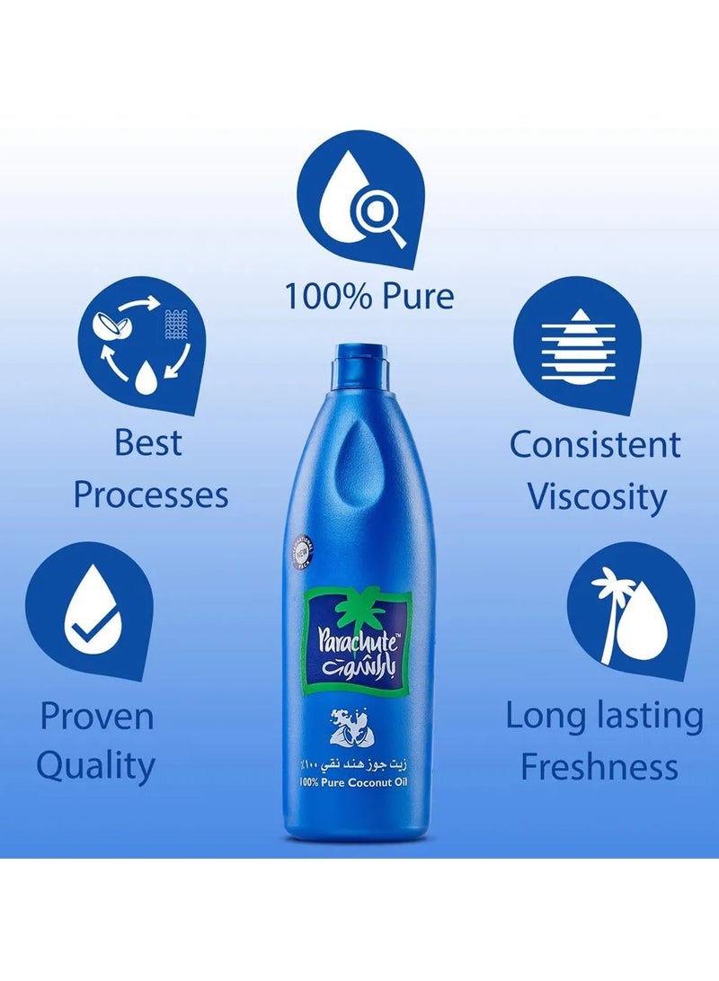 باراشوت قطعتين من  100% زيت جوز الهند النقي 450 مل - Image 5