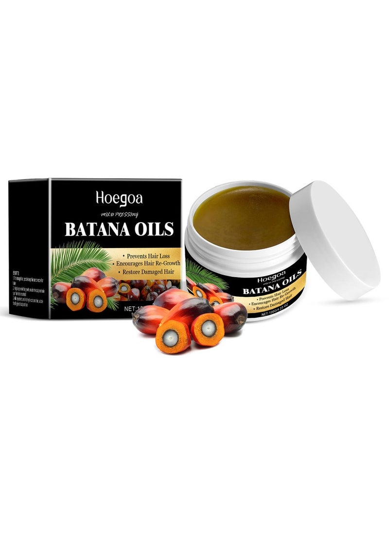 HOEGOA - Batana Oil Cream for Hair Growth - Natural Orangic Batana Oil for Preventing Hair Loss,Restoring Damaged Hair and Moisturizing Hair.4.23OZ - Image 1